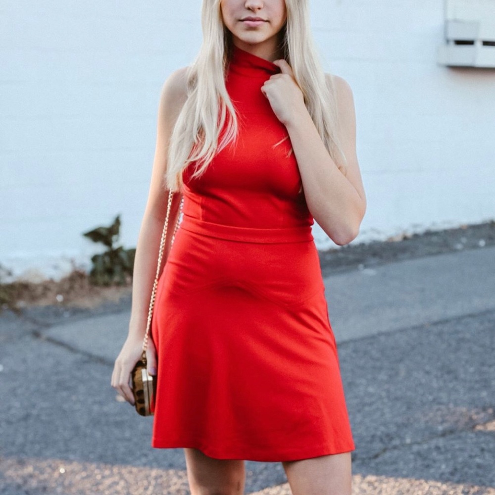 Red dress